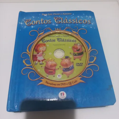 Livro infantil contos clássicos (capa dura)