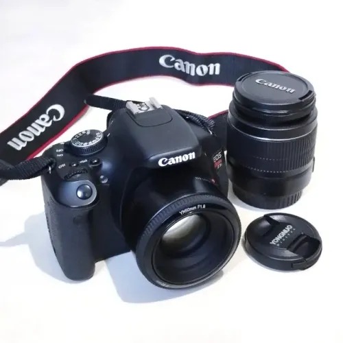 Canon DLSR EOS Rebel T3i (600D) com Mochila e 2 Lentes