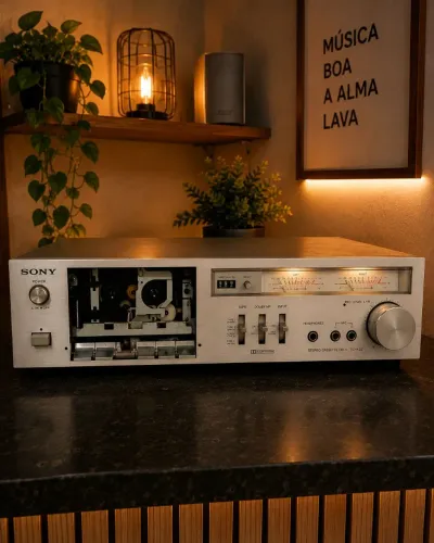 Tape deck sony Tc K 22 ( venda de peças) leia