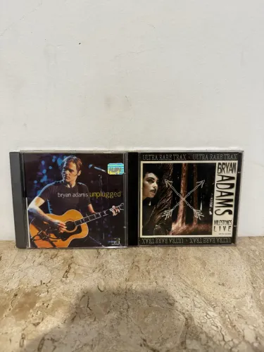 CD: Bryce Adams Unplugged + Milestone Live Ultra Rare Trax - Excelente Estado Colecionador