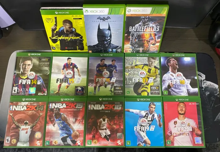 Jogos de Xbox One e 360 *Leia a legenda