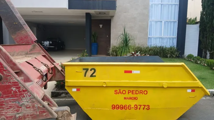 SAO PEDRO , Aluguel de caçamba, entulho