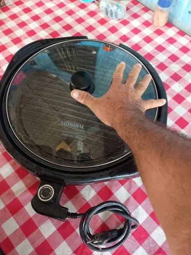 Churrasqueira elétrica bem grande poço entrega
