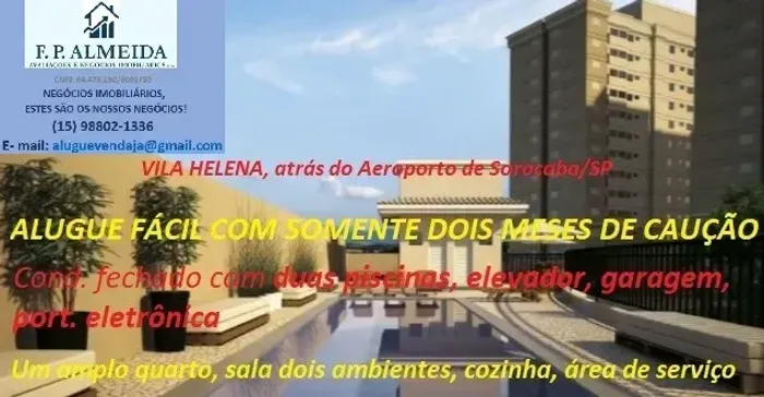 APTO. 1 DORM, VILA HELENA, SOROCABA/SP