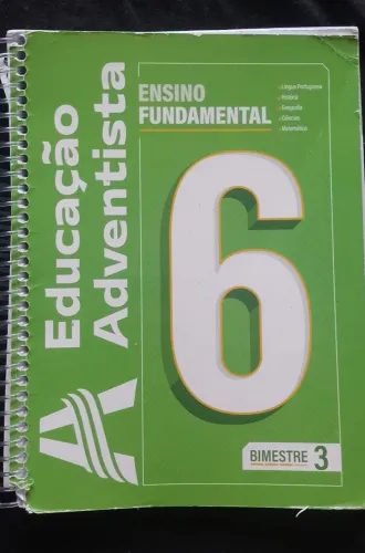 Livro Didático 6° ano 3° Bimestre usado
