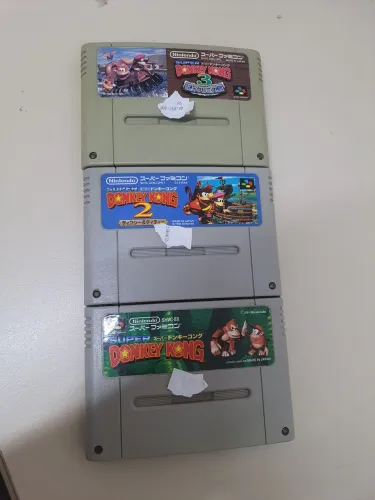 Trilogia Donkey Kong Super Nintendo Snes Super Famicom Sfc