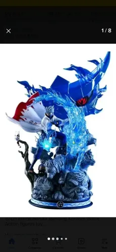 27cm Anime Naruto Standing Kakashi Statue<br>Action Figures Toy