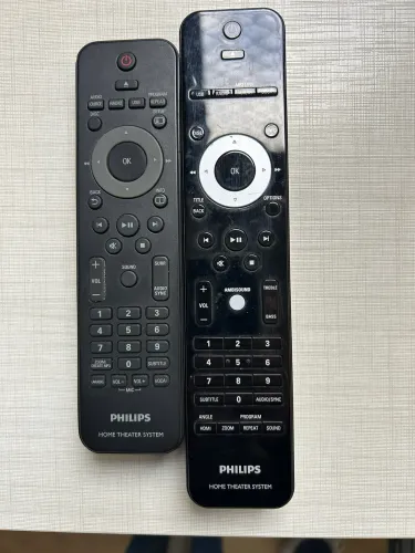 2 controles remoto original home theater Philips