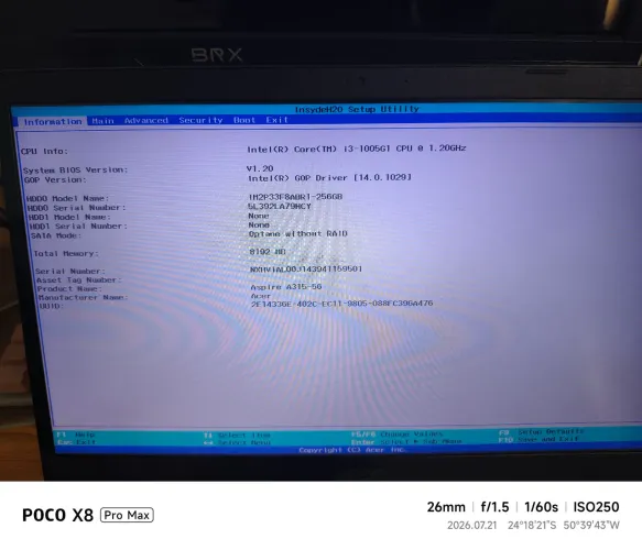 Acer a315-56-311j