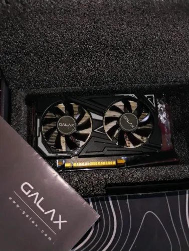 Placa De Vídeo GTX 1650 Super Galax EX 4GB GDDR6 - Na Caixa (Impecável)