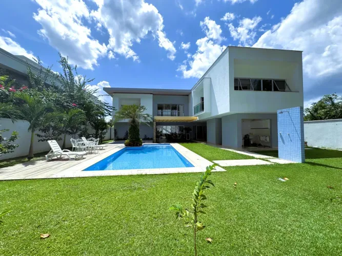 Casa Duplex Mobilhada Climatizada Condomínio Mediterrâneo Ponta Negra 4 Suítes 770m² Manau