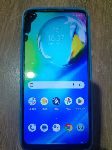 Moto G8 Power com mancha na tela 120 reais
