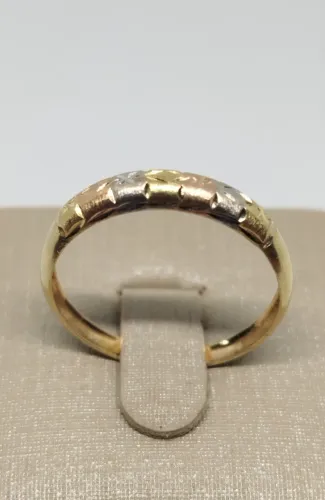 anel ouro 18k aro 20