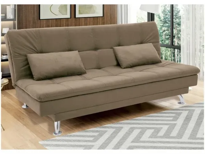 Sofá cama casal reclinável 