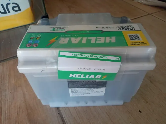 Bateria Heliar 60amperes NOVA!
