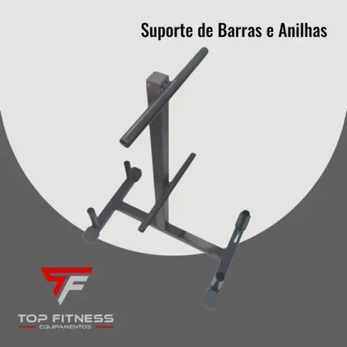 Suporte de Barras e Anilhas 04 Pontas