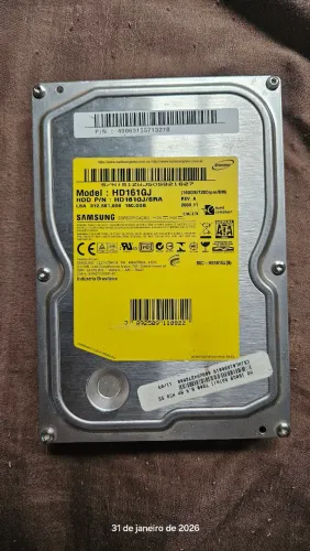 Hd de 160gb modelo:HD161GJ perfeito estado!!