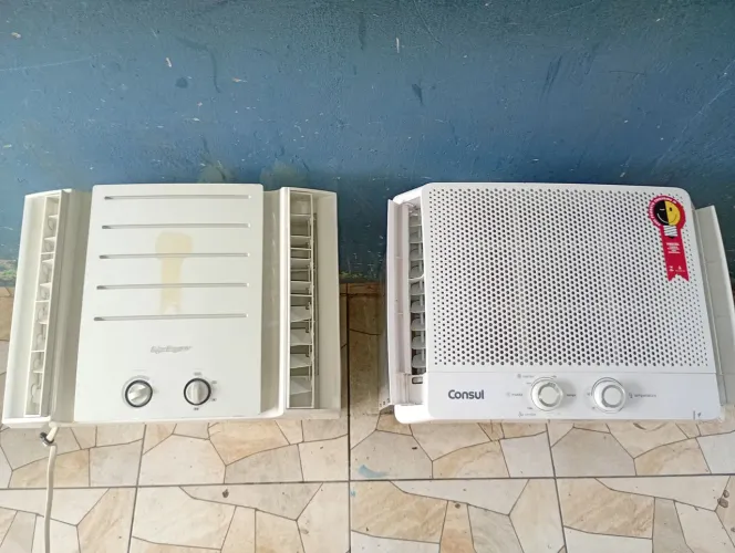 Vendo dois ar condicionado um de 10.000 e outro de 7500 retirada na cidade de Deus f