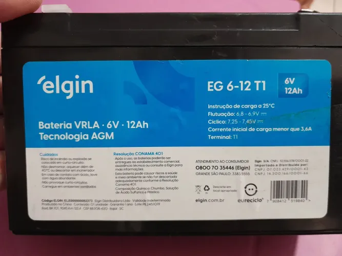 Bateria Elgin Original 