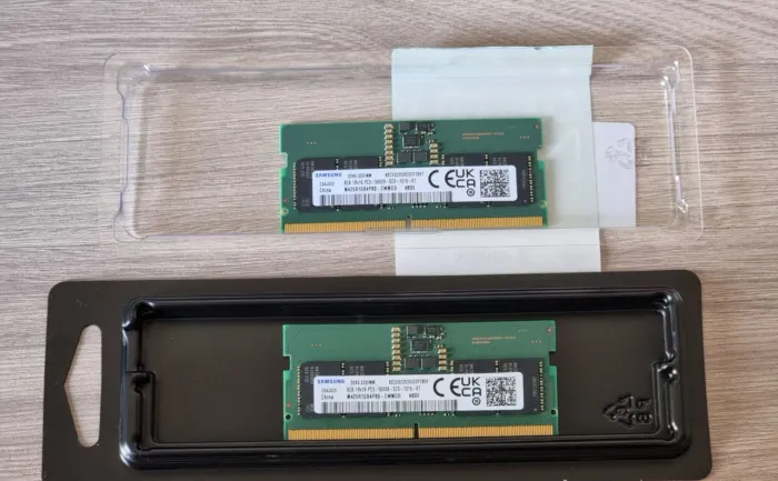 Memória Ram Samsung Ddr5 16 gb, dois pentes de 8gb 5600 MHz - Notebook