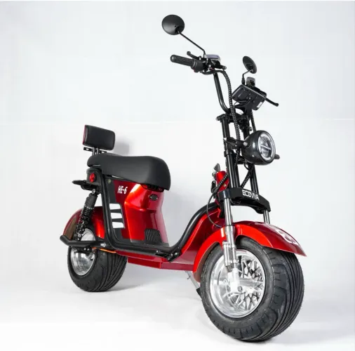 Scooter Elétrica Ecoviva HE-6 - 1000W | Bateria Removível | Até 60 km de Autonomia