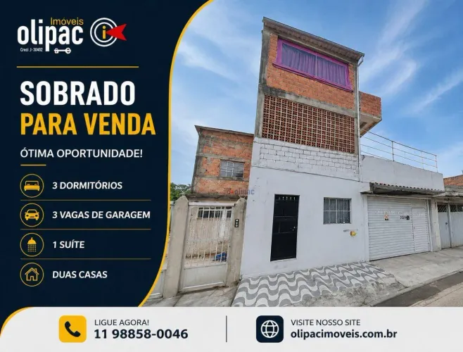 Sobrado com 4 dormitórios à venda por R$ 250.000,00 - Cidade Industrial Satélite de São Pa