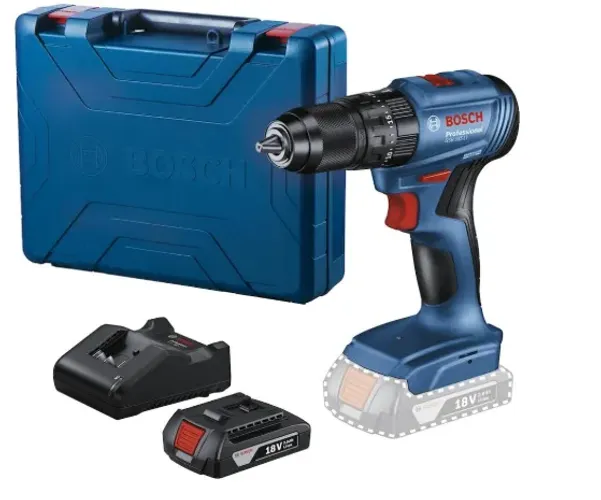 Bosch Furadeira Parafusadeira Impacto 18V BOSCH GSB185LI-1B 1 bateria e 1 CARREGADOR