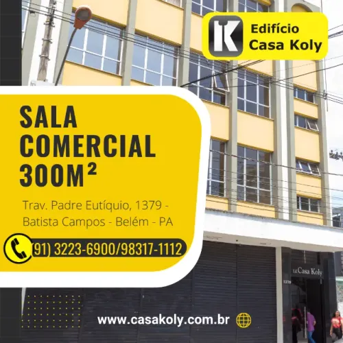 Padre Eutíquio - Sala Comercial 300m² - Batista Campos