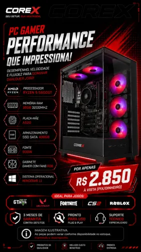 Pc Gamer Ryzen 5 5600GT