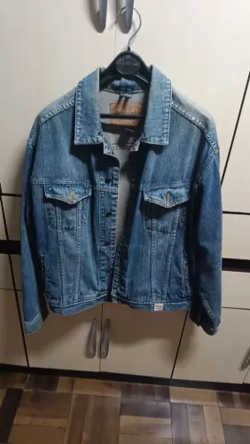 Jaqueta Jeans Abercrombie masculina XL