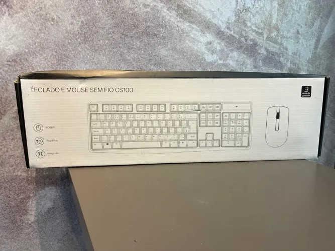 Kit Teclado e Mouse Sem Fio Multi CS100