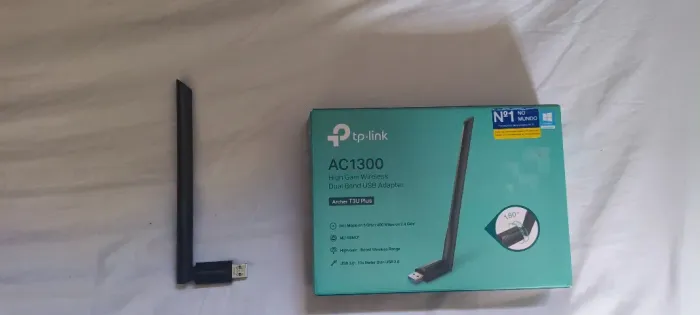 Adaptador Wi-Fi USB TP-Link Archer T3U Plus AC1300 Dual Band