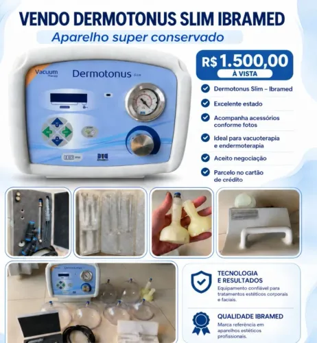 Aparelho Dermotonus slim Ibramed Completo
