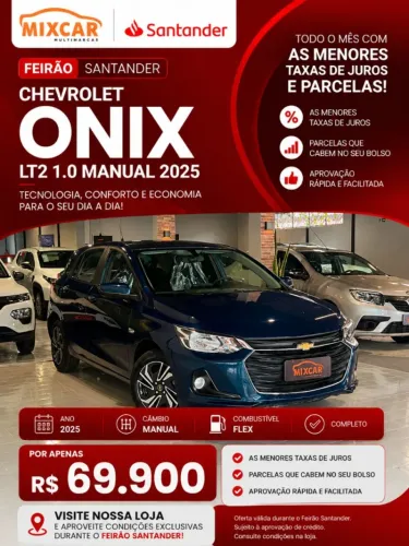 Chevrolet Onix Hatch LT 1.0 12V Flex Mec. 4P 2025