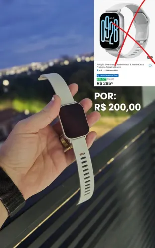 Relógio smartwatch Redmi Watch 5 Active