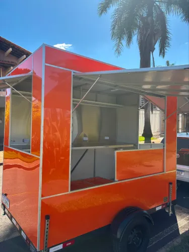 TRAILER PARA SALGADOS 2,50 x 1,50 - PRONTO PARA TRABALHAR | FOOD TRAILER NOVO