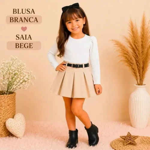 Conjunto menina estilosa