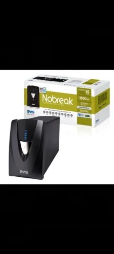 Nobreak SMS Senoidal Puro Manager III 1500VA Bivolt Novo Caixa 1 ano de garantia