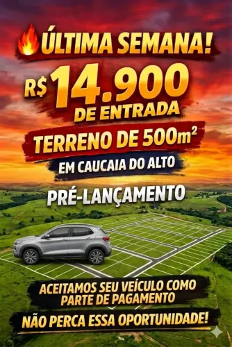 Imóvel para venda possui 500 metros quadrados em Paruru - Ibiúna - SP