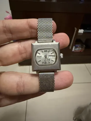 Relogio Seiko Tv Quadrado 6119 Automático