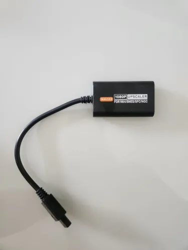 Adaptador HDMI compatível com Super Nintendo, N64 e Game cube.
