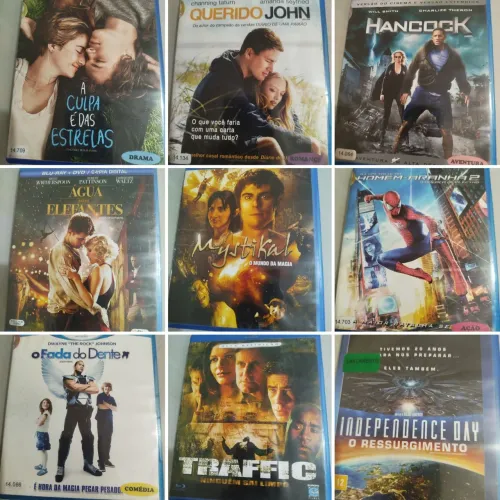 Lote Blu-ray Filmes 9 unid