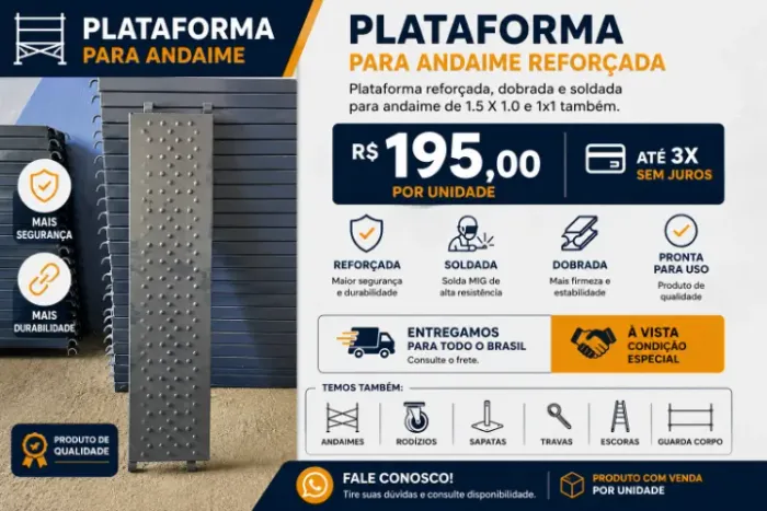 PLATAFORMA PARA ANDAIME 1.5X1.0