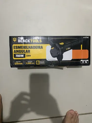 ESMERILHADEIRA 780w BLACK TOOLS