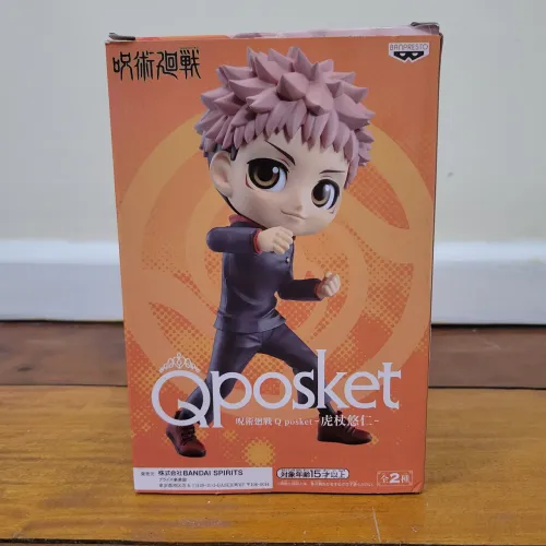 Action figure boneco qposket japão jujutsu kaisen yuki itadori novo