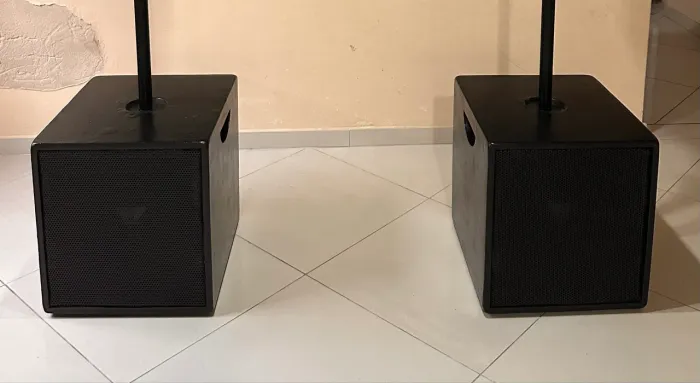 2 caixas de sub grave passiva 15 800w cada