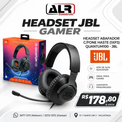 FONTE HEADSET P3 GAMER JBL QUANTUM
