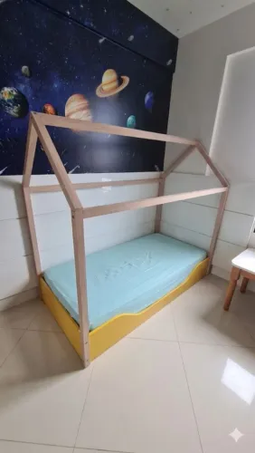 Cama montessoriana mais colchão - TOK&STOK 