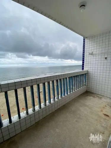 Kitnet com 1 dormitório, sacada vista mar, para alugar, 40 m² por R$ 2.220/mês - Boqueirão