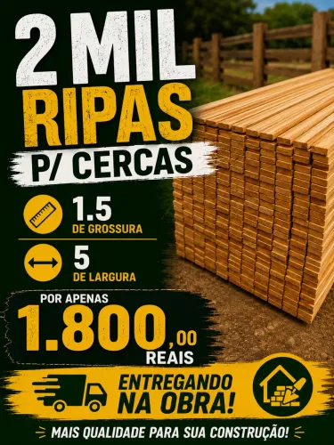 Madeira pra cerca